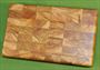 Board #943 Larch / Tamarack End Grain Sandwich Board - 9 3/4 x 5 3/4 x 1 3/8 - $19.99